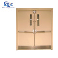 Puerta de entrada comercial de acero a prueba de acero de madera Puertas de habitación de hospital fuertes Tamaño estándar